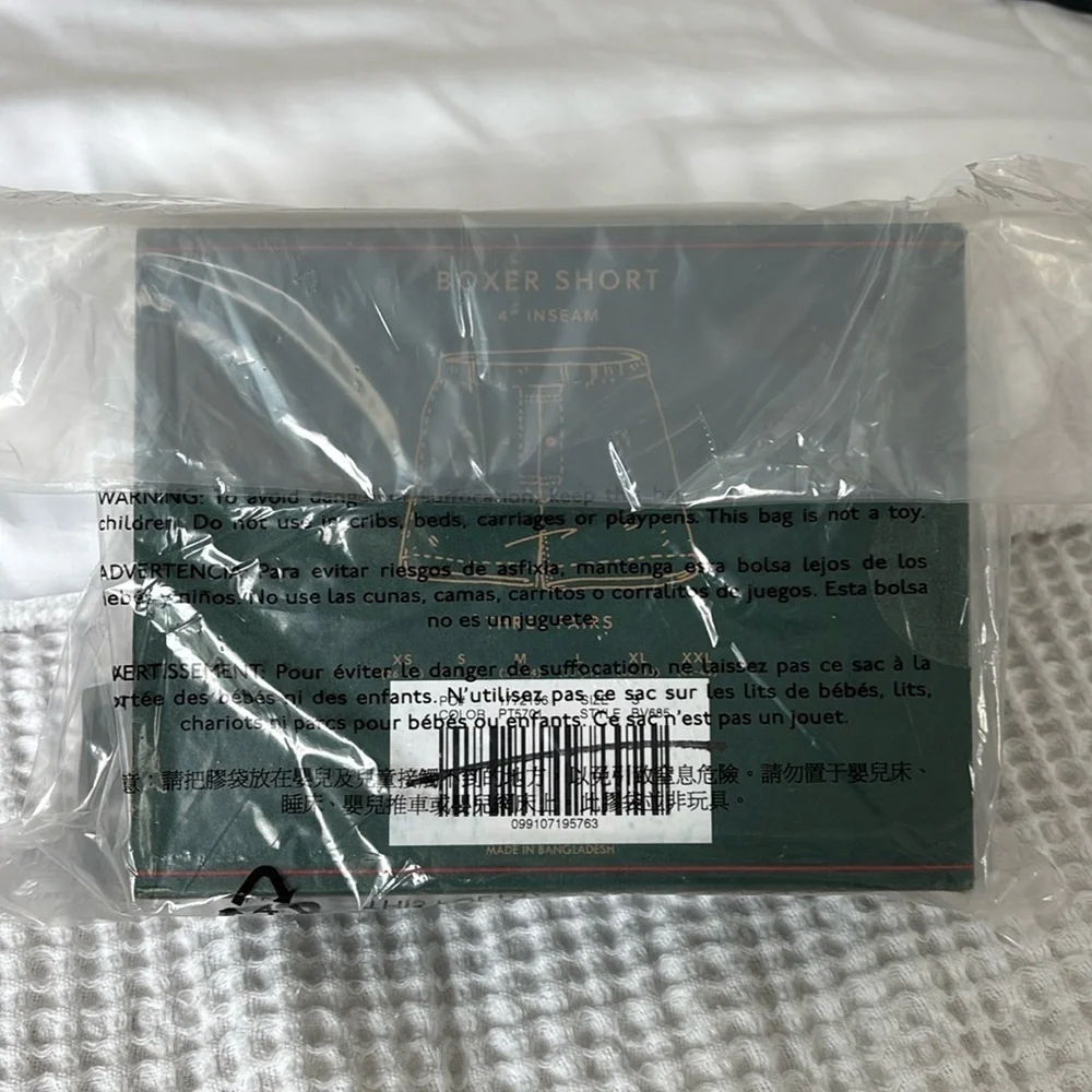 NWT Mens J. Crew Christmas themed Boxers Nutcracker stripes Cotton 3-pack